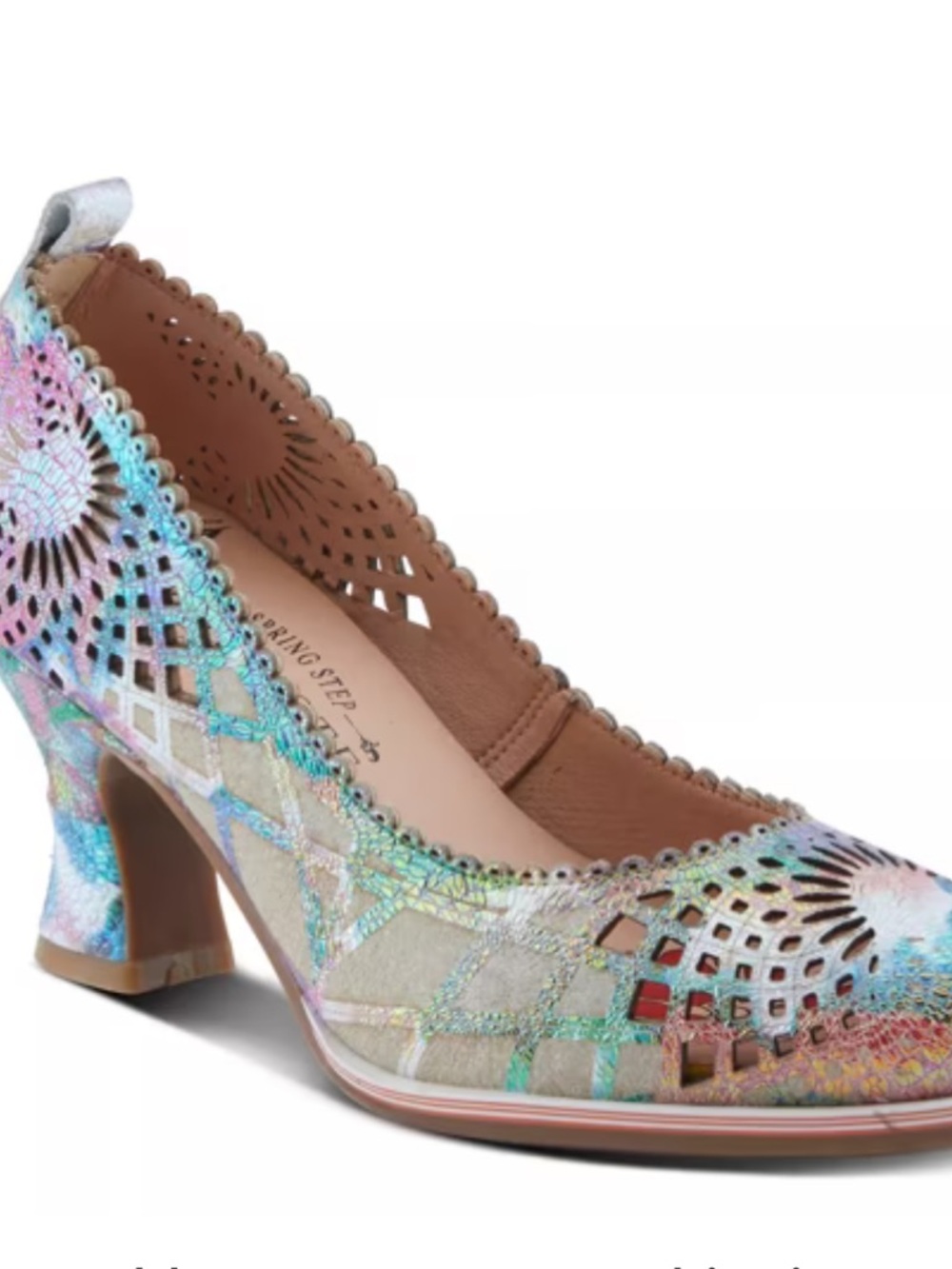 L’Artiste rainbow soft leather pumps new in box  euro 41/10m